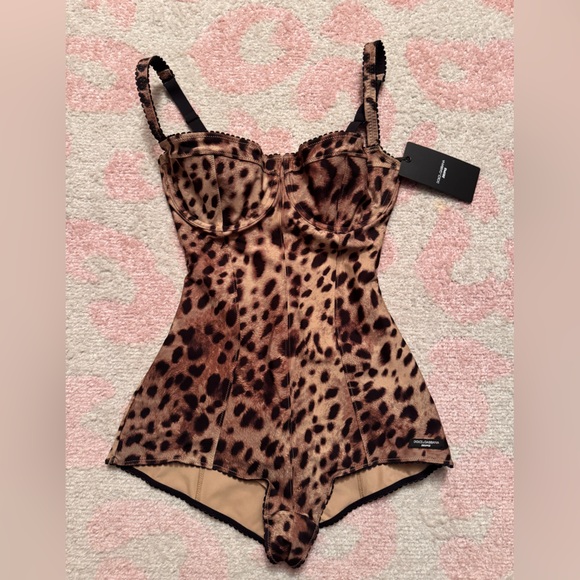 DOLCE&GABBANA X SKIMS SKIMS BODY BODYSUIT | LEOPARD - Picture 2 of 6